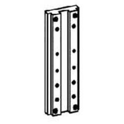 Ergotron - Upevňovací komponent (montážní kolejnice) - pro plochý panel - hliník - montáž na stěnu - pro ARMS 100 series, 200