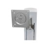 Ergotron Pan Pivot Kit - Upevňovací komponent (montážní materiál, nástavec) - pro Displej LCD - leštěný hliník - pro Ergotron