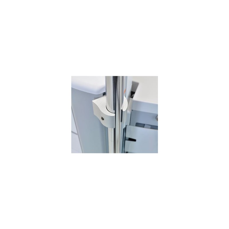 Ergotron StyleView IV Pole Clamp Kit - Upevňovací komponent (2 clamps, konzola pro připevnění) - hliník