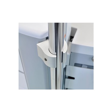 Ergotron StyleView IV Pole Clamp Kit - Upevňovací komponent (2 clamps, konzola pro připevnění) - hliník
