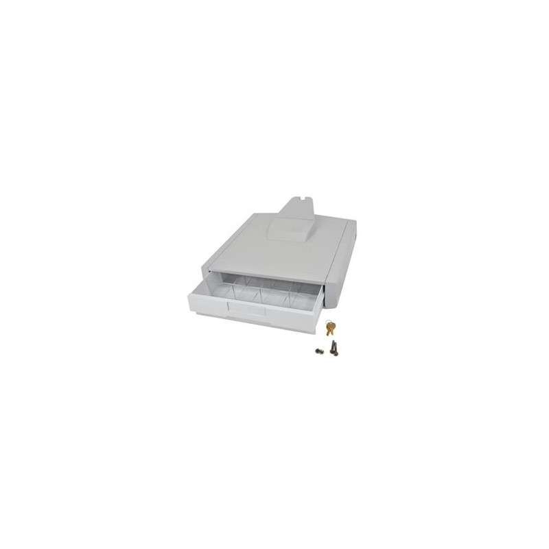 Ergotron StyleView Primary Storage Drawer, Single - Storage box - šedobílá - lze připevnit na vozík