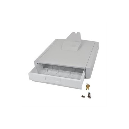 Ergotron StyleView Primary Storage Drawer, Single - Storage box - šedobílá - lze připevnit na vozík