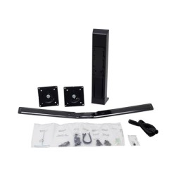Ergotron WorkFit Universal - Sada dvou monitorů - černá