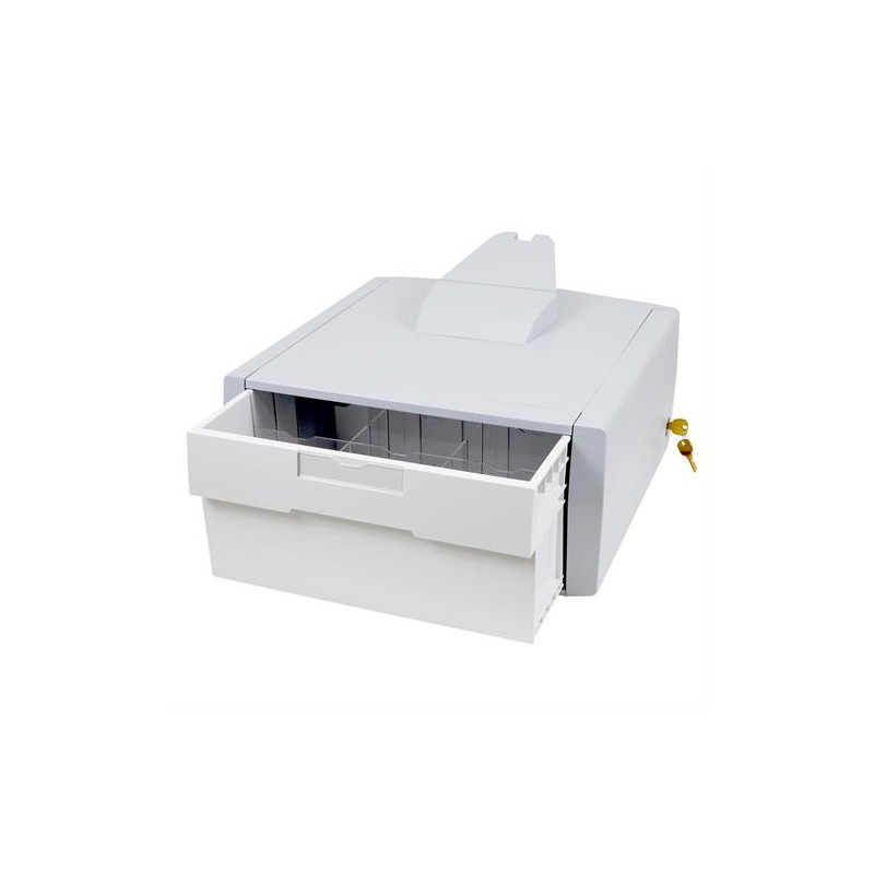 Ergotron StyleView Primary Storage Drawer, Single Tall - Upevňovací komponent (výsuvná zásuvka) - uzamykatelný - šedá, bílá