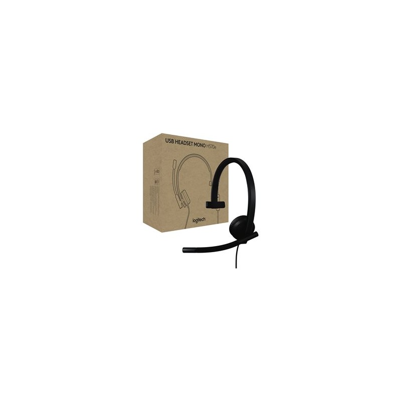 Logitech H570e - Náhlavní souprava - náhlavní - kabelové - USB-A - certifikováno pro Microsoft Teams 981001426