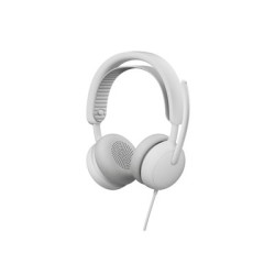 Logitech Zone Wired 2 for Business - Náhlavní souprava - náhlavní - kabelové - odstranení šumu - belavá - certifikováno pro