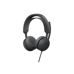 Logitech Zone Wired 2 for Business - Náhlavní souprava - náhlavní - kabelové - odstranení šumu - grafit - certifikováno pro
