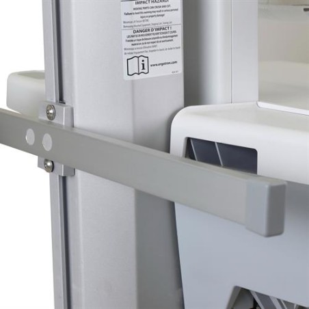 Ergotron StyleView SV Accessory DIN Rail - Upevňovací komponent (úchyt, kolejnice DIN) - hliník - lze připevnit na vozík