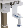 Ergotron Slim 2.0 - Upevňovací komponent (držák) - pro čtečká čárových kódů - zdravotní - bílá - montáž na bok košíku - pro