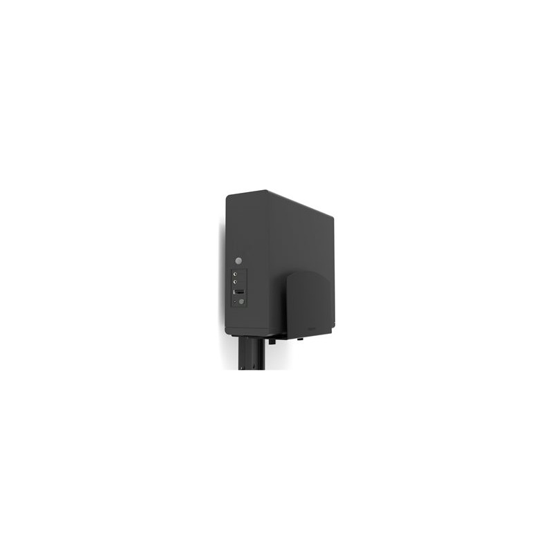 Ergotron LX Pro - Montážní sada (nástěnná kolejnice 10 palců (25,4 cm), montáž) - pro PC skříň - střední - ocel, hliník - černá