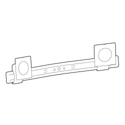 Ergotron LX Pro - Montážní sada (oblouk, 2 čepy) - pro plochý panel - duální přímá konverze, montážní sada - černá - velikost