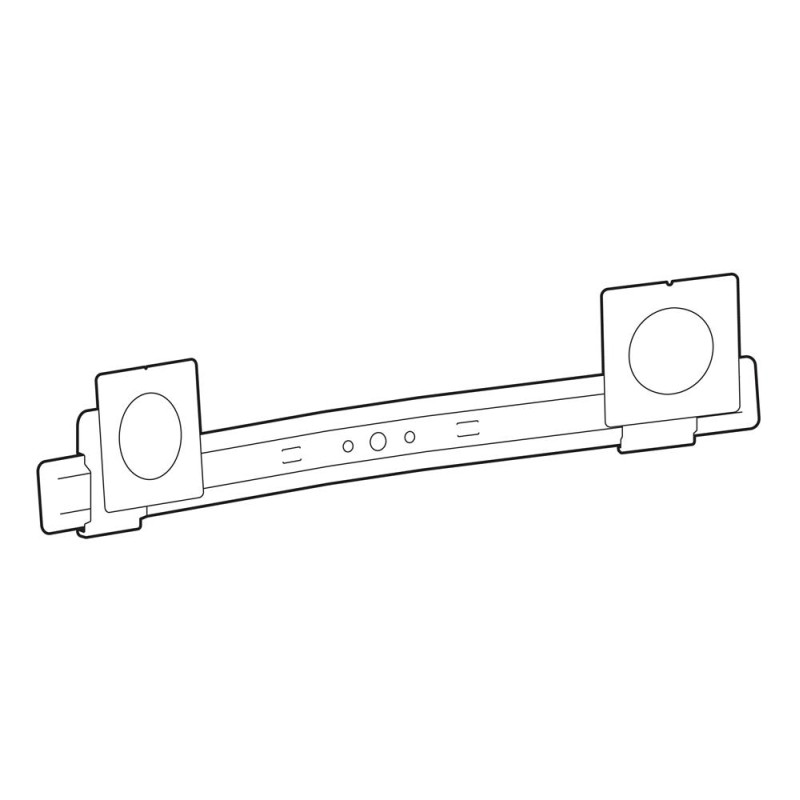 Ergotron LX Pro - Montážní sada (oblouk, 2 čepy) - pro plochý panel - duální přímá konverze, montážní sada - černá - velikost