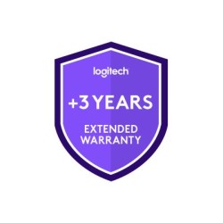 Logitech Extended Warranty - Prodloužená dohoda o službách - výměna nebo oprava (pro video conferencing devices) - 3 let (z