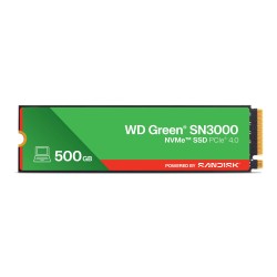 WD Green SN3000 POWERED BY SANDISK/500GB/SSD/M.2 NVMe/3R WDS500G4G0E00CPS0