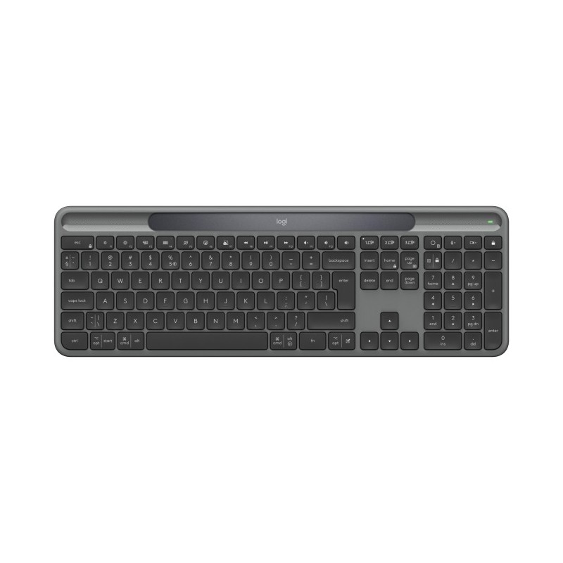 Logitech Slim Solar+ Keyboard/Graphite - US INTL -INTNL-973
