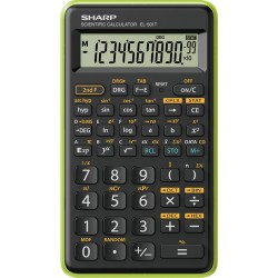 SHARP kalkulačka - EL-501T - zelená (balení blister)