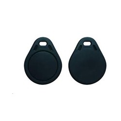 Elatec RFID Unique čip, přívěsek na klíče, 125 kHz, černý, Standard Temic/ISO11784/785