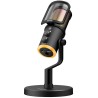 GENIUS streamovací mikrofon MIC-S400U/ USB-C/ USB/ černý