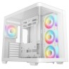 DEEPCOOL Case CG530U 4F WH, ATX, Průhledná bočnice, 4x120mm ARGB Fan, bílá