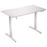 Endorfy herní stůl Atlas S electric Onyx White / 114x60cm / nosnost 50kg / el. nastavení výšky (72-118cm) / bílý