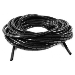 NEDIS kabelová bužírka/ organizér kabelů/ spirála/ pro kabelové svazky 7,5 - 60 mm/ délka 10 m/ černá