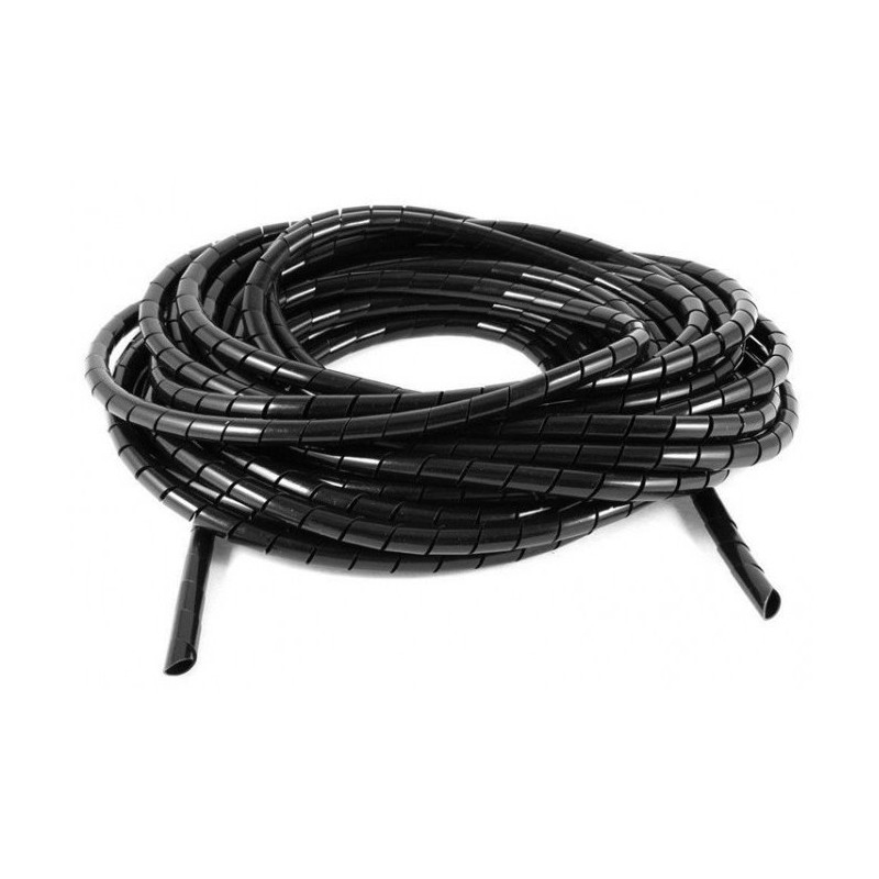 NEDIS kabelová bužírka/ organizér kabelů/ spirála/ pro kabelové svazky 15 - 100 mm/ délka 10 m/ černá