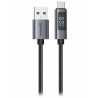 Swissten LCD kabel USB-A / USB-C 1,5m