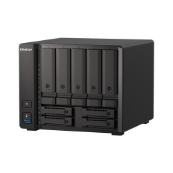 QNAP TS-h973AX-32G (Ryzen 2,2GHz, ZFS, 32GB RAM, 5x 3,5" + 4x 2,5" SATA/2x U.2, 2x 2,5GbE, 1x 10GbE)