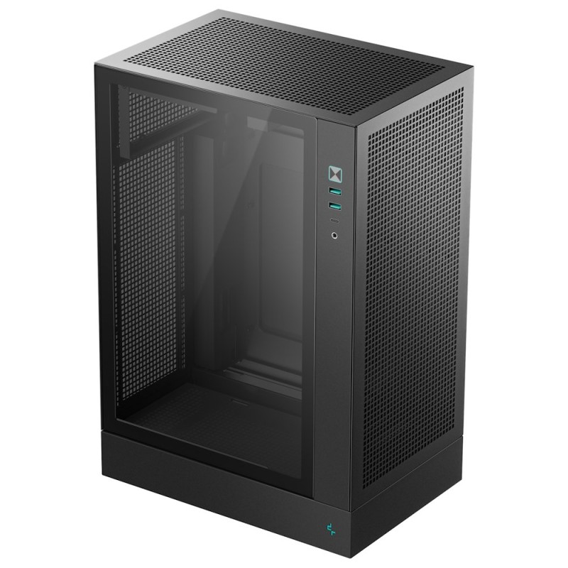 DEEPCOOL Case CH170 PLUS, ATX, Průhledná bočnice, černá