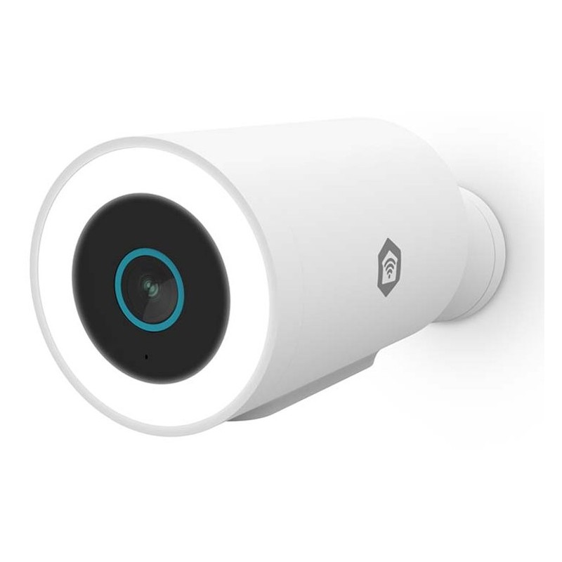 NEDIS IP kamera/ venkovní/ IP65/ Wi-Fi/ Reflektor/ 3Mpix/ 1296p/ Onvif/ detekce pohybu/ noční vidění 10m/ bílá