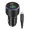 Swissten Cl Adaptér USB-C PD + USB-A, 38W Černý + Kabel USB-C / USB-C, 1 M