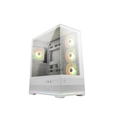 MSI case MAG PANO 110R PZ WHITE, ATX, Průhledná bočnice, 4x 120mm ARGB Fan, bílá