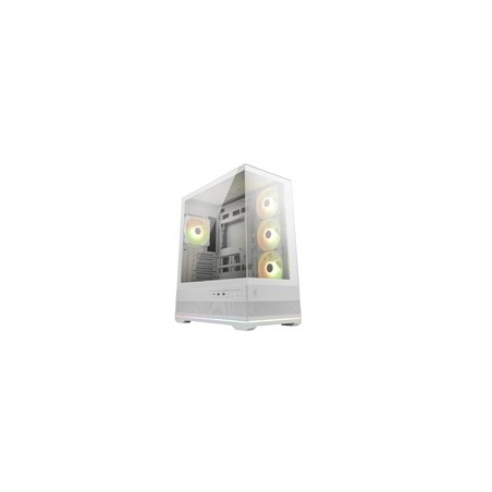 MSI case MAG PANO 110R PZ WHITE, ATX, Průhledná bočnice, 4x 120mm ARGB Fan, bílá