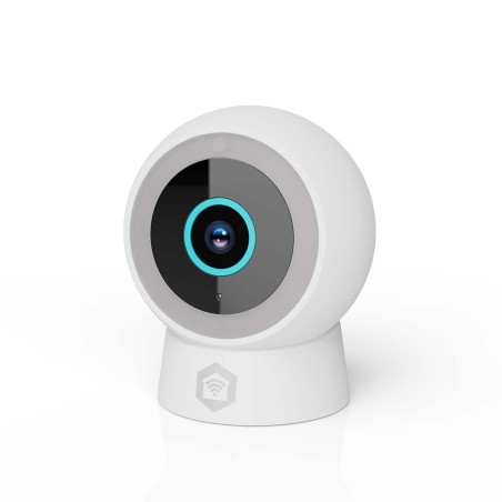 NEDIS IP kamera/ venkovní/ IP65/ Wi-Fi/ 3Mpix/ Full HD 1296p/ Onvif/ reflektor/ detekce pohybu/ noční vidění 10m/ bílá