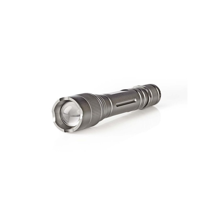 NEDIS LED svítilna/ napájení z baterie/ 3 V DC/ 3 W/ 150 lm/ dosah 120 m/ šedá