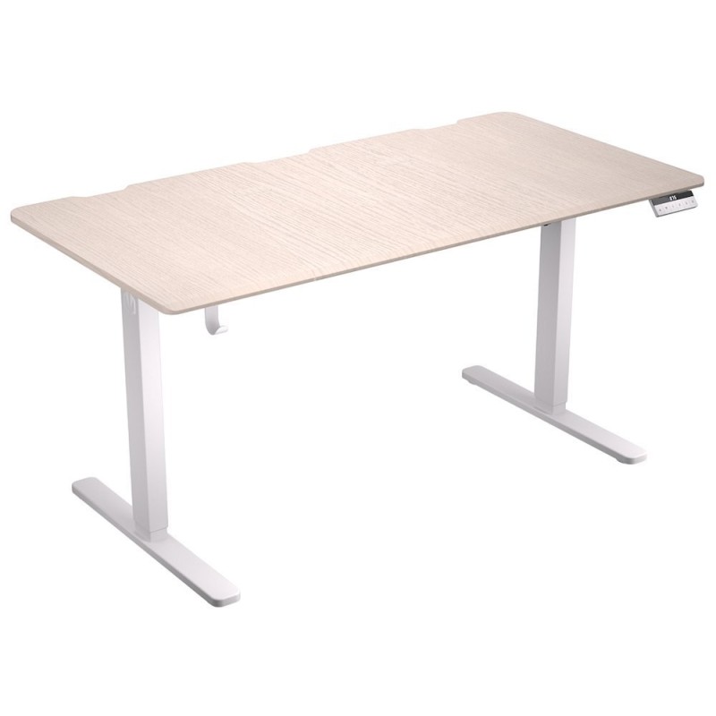 Endorfy herní stůl Atlas L electric Light Wood / 150x76cm / nosnost 80kg / el. nastavení výšky (72-120cm) / světlé dřevo