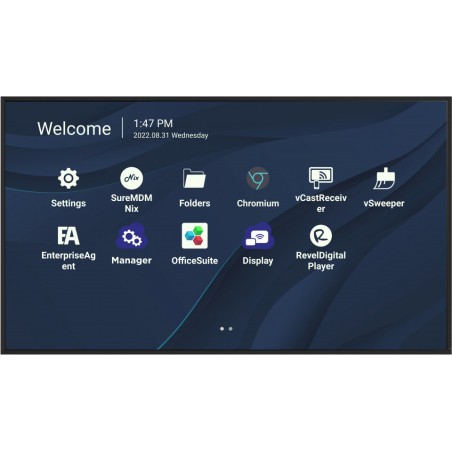 ViewSonic Flat Display CDE7530/75"/24-7 LCD/3840x2160/8ms/450cd/HDMI x 3/USB A x 2/USB-C/RJ45/RS232/repro/Android