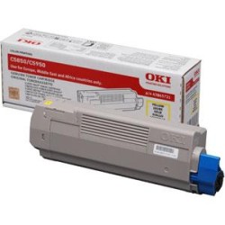 OKI originál tonerová kazeta 43865721/ C5850/ C5950/ MC560/ MC560n/ MC560dn/ 6000 stran/ Žlutá