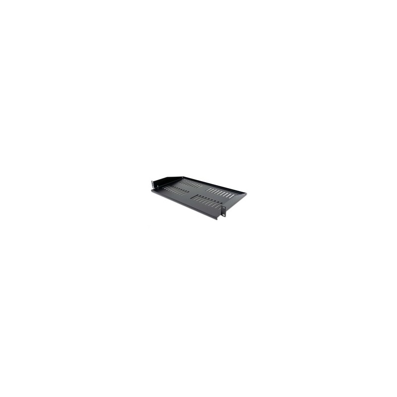 XtendLan 19" předsunutá police s perforací 1U/280mm, nosnost 25kg, černá
