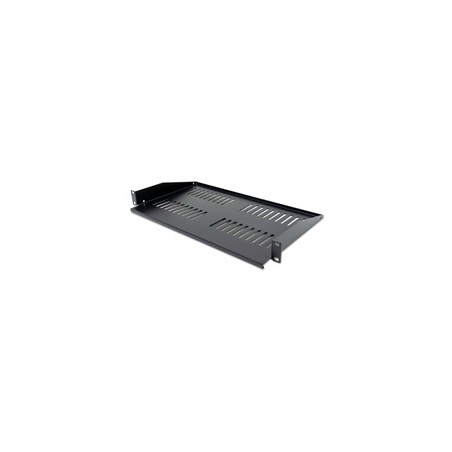 XtendLan 19" předsunutá police s perforací 1U/280mm, nosnost 25kg, černá