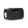 NEDIS přenosné nouzové rádio/ napájení z baterie 2000mAh/ z USB/ AM/ FM/ funkce powerbanky/ USB-C/ černé