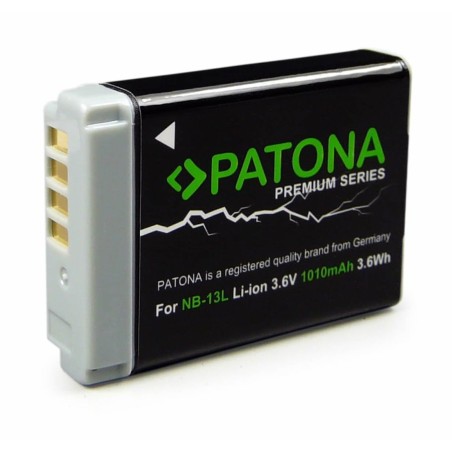PATONA baterie pro foto Canon NB-13L 1010mAh Li-Ion Premium