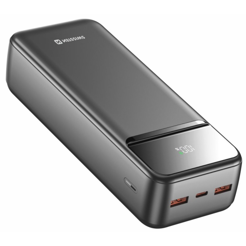 Swissten Power bank 30000 mAh POWER LINE II - černá