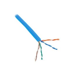 UTP kabel PlanetElite, Cat5E, licna(lanko), PVC, modrá, 305m