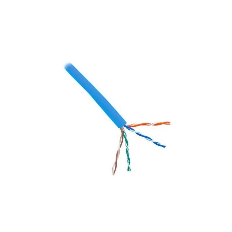 UTP kabel PlanetElite, Cat5E, licna(lanko), PVC, modrá, 305m