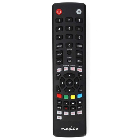 NEDIS předprogramovaný univerzální dálkový ovladač 4:1/ ovládání 4 zařízení/ černý