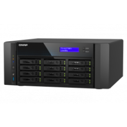 QNAP TS-h1277AFX-R7-32G (Ryzen 7 5,5GHz, ZFS, 32GB DDR5 ECC RAM, 12x 2,5" SATA, 2x 2,5GbE, 2x 10GbE)