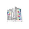 DEEPCOOL Case CG530 4F WH, ATX, Průhledná bočnice, 4x120mm ARGB, bílá