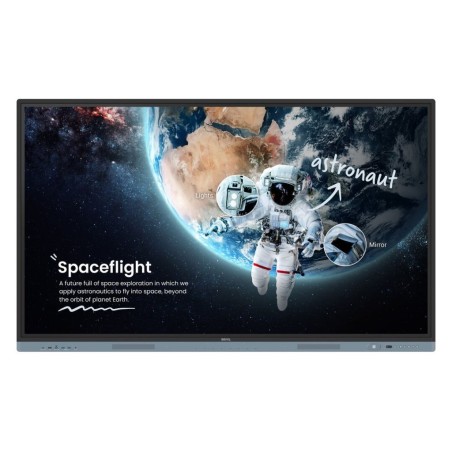 BENQ dotykový panel 86" RM8604/ UHD 4K/8GB I 32GB /provoz 18/7/ HDMI/DP/ USB-C/ Android 13/NFC/40 dotykových bodů