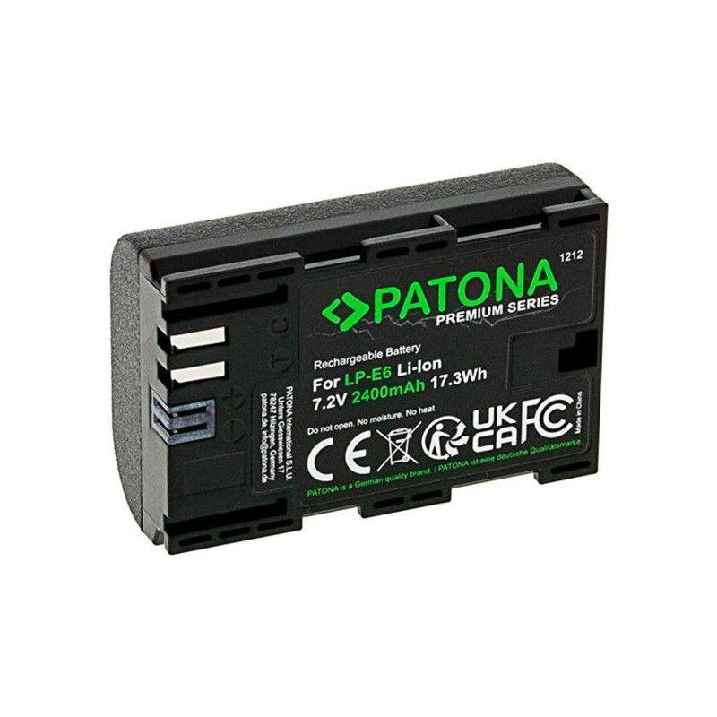 PATONA baterie pro foto Canon LP-E6 2400mAh Li-Ion Premium